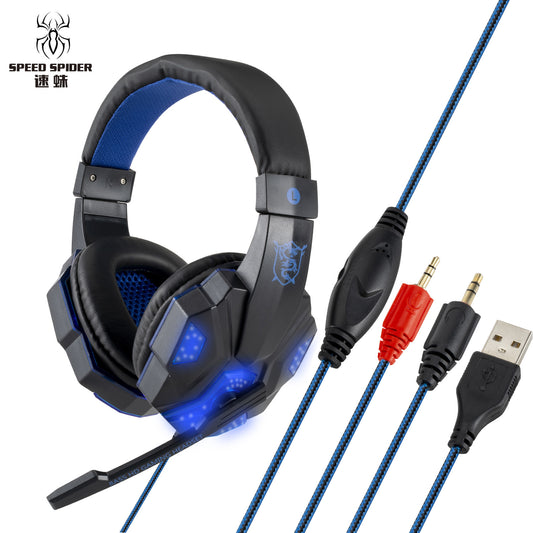 Speed Spider Spot 830MV Computer Gaming Headset Luminous Cable Live Headset Headset Manufacturers